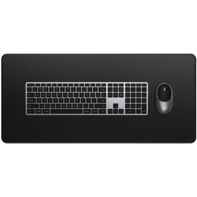 Desk Mat Satechi Vegan-Leather από Premium Vegan Δέρμα - Black (ST-LPDMK)