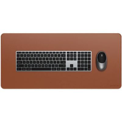 Desk Mat Satechi Vegan-Leather από Premium Vegan Δέρμα - Brown (ST-LPDMN)