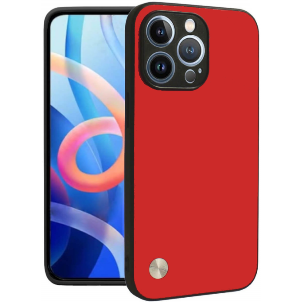 Θήκη iPhone 14 Pro Bodycell Vegan Cover Σκληρή - Red (5206015075841)