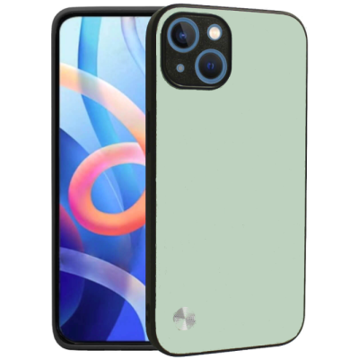 Θήκη iPhone 13 Bodycell Vegan Cover Σκληρή - Light Green (5206015075636)
