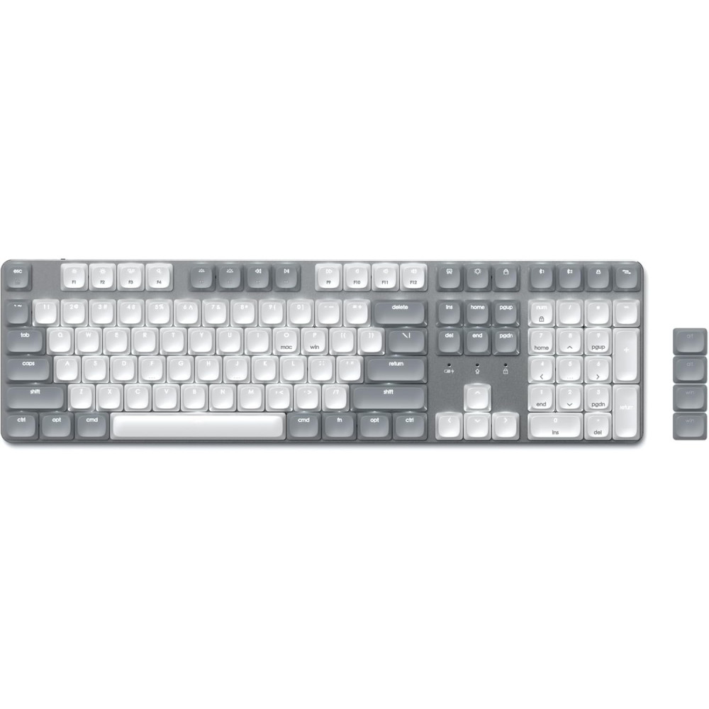Πληκτρολόγιο Satechi SM3 Slim Mechanical Backlit Bluetooth Keyboard Ασύρματο Μηχανικό με Οπίσθιο Φωτισμό & Brown Διακόπτες Αγγλικό - Light (ST-KSM3LT-EN)
