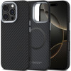 Θήκη iPhone 16 Pro Max Tech-Protect Ion Carbon Σκληρή με MagSafe - Black / Silver (5906302363315)