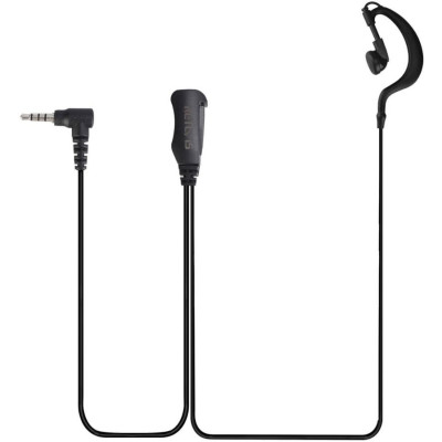 Μικρόφωνο Ακουστικό Retevis EEY002 G-Hook Earpiece Μονό με Βύσμα 3.5mm Jack για τον Πομποδέκτη B63S - Black (C9239A)