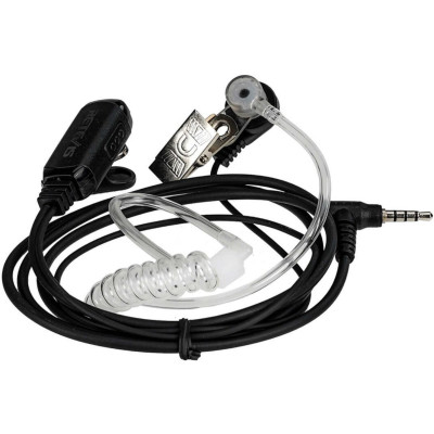 Μικρόφωνο Ακουστικό Retevis EAY001 G-Hook Earpiece Μονό με Κρυφό Βύσμα 3.5mm Jack για τον Πομποδέκτη B63S - Transparent (C9250A)