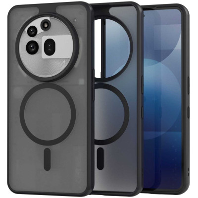 Θήκη Nothing Phone 3a Pro Spacecase Hybrid MagSafe Σκληρή Ημιδιάφανη με MagSafe - Black (5905719119096)