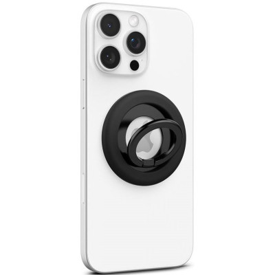 Βάση Στήριξης Spigen Nano Pop Phone Holder MagFit Μαγνητικό MagSafe Δαχτυλίδι / Ring Holder - Black Sesame (AMP09029)