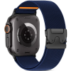 Λουράκι Apple Watch Ultra/SE/11/10/9/8/7/6/5/4 (49/46/45/44mm) Tech-Protect Nylon Clasp - Navy (5906302363032)