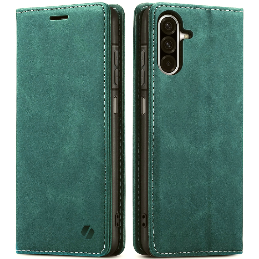 Θήκη Samsung Galaxy A26 Spacecase Wallet Πορτοφόλι - Green (5905719117641)