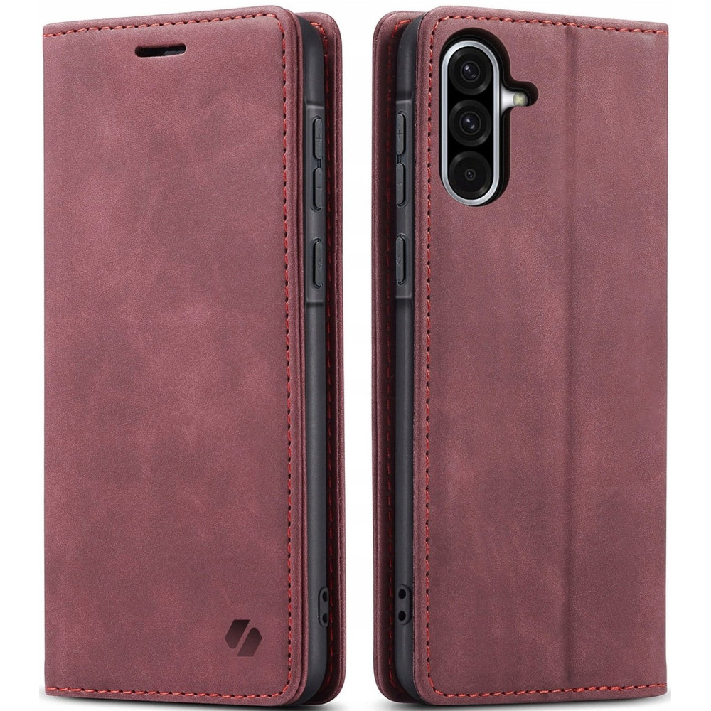 Θήκη Samsung Galaxy A36 Spacecase Wallet Πορτοφόλι - Red (5905719117450)