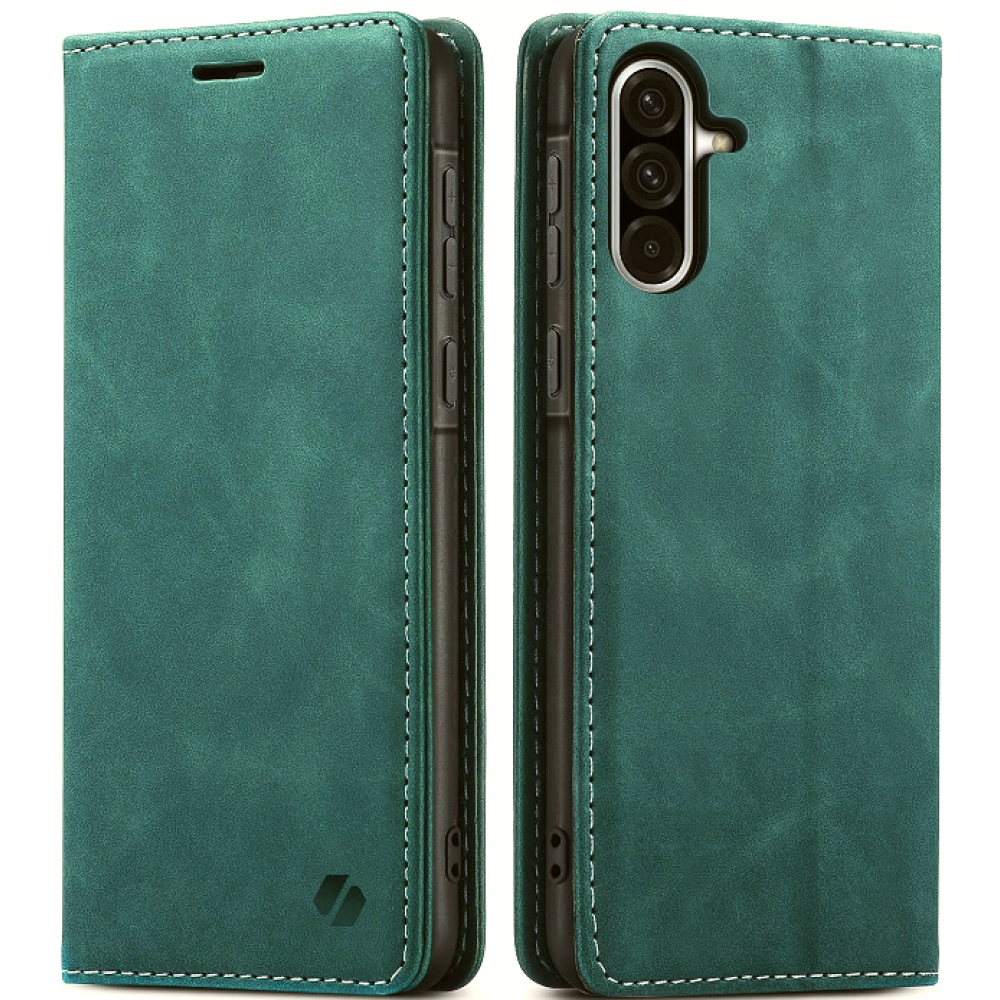 Θήκη Samsung Galaxy A36 Spacecase Wallet Πορτοφόλι - Green (5905719117467)