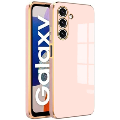 Θήκη Samsung Galaxy A16 Bodycell Gold Plated Σιλικόνης - Pink (5206015081354)