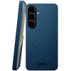 Θήκη Samsung Galaxy S25 Plus Nekit Fiber Σκληρή με MagSafe Aramid Fiber 1mm 1500D Kevlar - Blue (8719246469817)