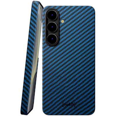Θήκη Samsung Galaxy S25 Plus Nekit Fiber Σκληρή με MagSafe Aramid Fiber 1mm 1500D Kevlar - Blue (8719246469817)
