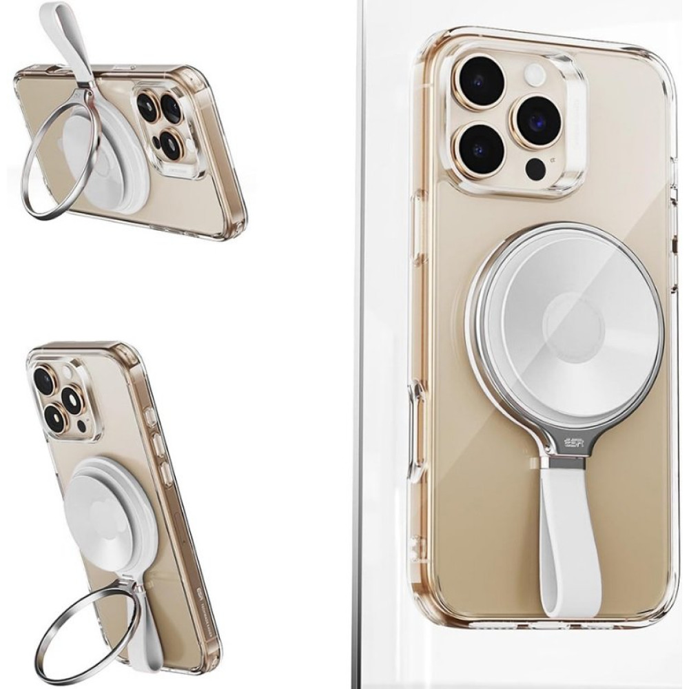 Βάση Στήριξης ESR HaloLock Suction Phone Mount Μαγνητική MagSafe με Βεντούζα / KickStand & Finger Holder - White (4894240240595)