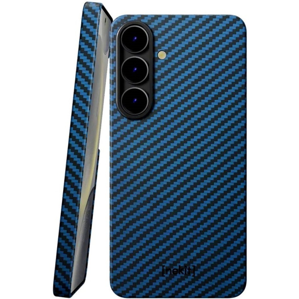 Θήκη Samsung Galaxy S25 Nekit Fiber Σκληρή με MagSafe Aramid Fiber 1mm 1500D Kevlar - Blue (8719246469800)