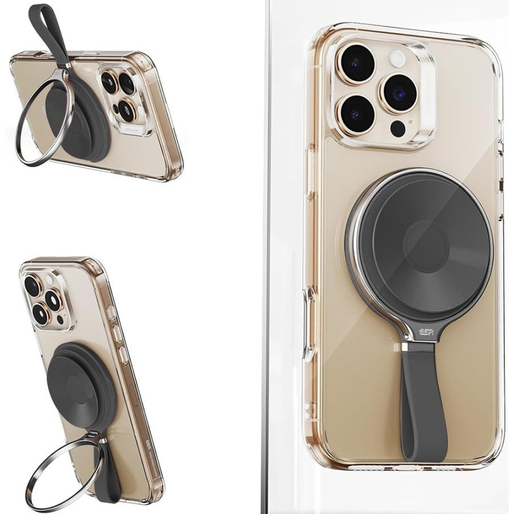 Βάση Στήριξης ESR HaloLock Suction Phone Mount Μαγνητική MagSafe με Βεντούζα / KickStand & Finger Holder - Black (4894240240670)