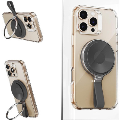 Βάση Στήριξης ESR HaloLock Suction Phone Mount Μαγνητική MagSafe με Βεντούζα / KickStand & Finger Holder - Black (4894240240670)