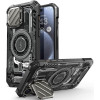Θήκη iPhone 15 Pro Max Supcase Unicorn Beetle XT Mag Ανθεκτική MagSafe με Μεταλλικό Κάλυμμα για την Κάμερα - Black Circuit (843439142800)