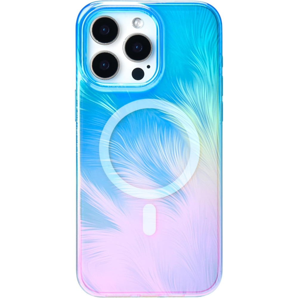 Θήκη iPhone 16 Pro Max Prodigee Pampas Ανθεκτική & Ιριδίζουσα με MagSafe - Breeze (IPH16P-6.7-PMPS-BRZ)