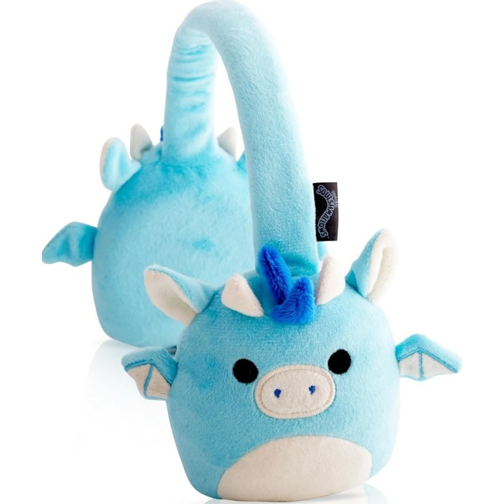 Bluetooth Ακουστικά Lazerbuilt Jazwares Original Squishmallows Λούτρινα Ασύρματα Κεφαλής για Παιδιά με Μικρόφωνο - Tatiana the Dragon (HMSQM-BT-TATIANA)