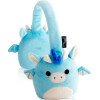 Bluetooth Ακουστικά Lazerbuilt Jazwares Original Squishmallows Λούτρινα Ασύρματα Κεφαλής για Παιδιά με Μικρόφωνο - Tatiana the Dragon (HMSQM-BT-TATIANA)