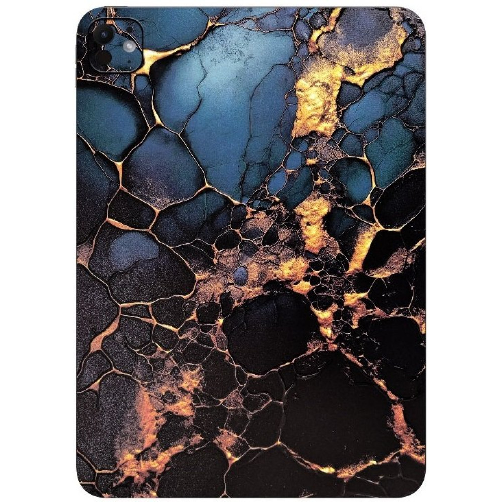 Αυτοκόλλητο Skin Προστασίας Πλάτης iPad Air 13" 2025 Gams Premium Vinyl Skin Back Plate - Black Gold Marble (GAMS-VNL-SKIN-BKGM-001-081)