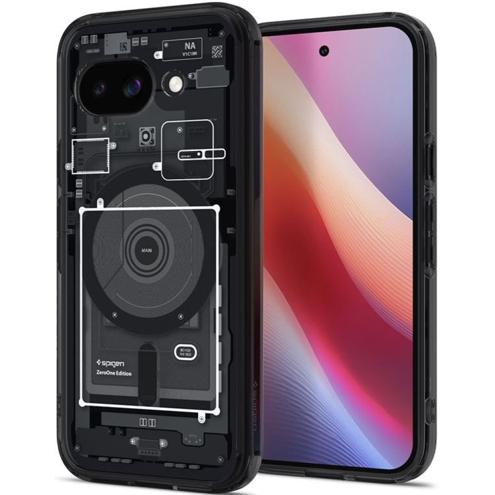 Θήκη Google Pixel 9a Spigen Ultra Hybrid MagFit Σκληρή με MagSafe - Zero One Black (ACS09044)