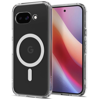 Θήκη Google Pixel 9a Spigen Ultra Hybrid MagFit Σκληρή με MagSafe - Clear / White (ACS09043)
