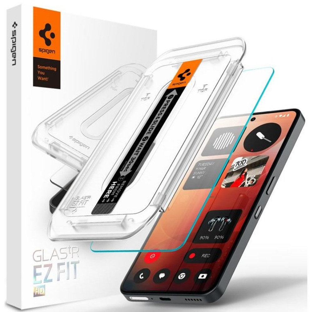 Tempered Glass Nothing Phone 3a / 3a Pro Spigen GLAS.tR EZ Fit HD Αντιχαρακτικό Γυαλί Προστασίας Οθόνης - Clear (AGL09429)