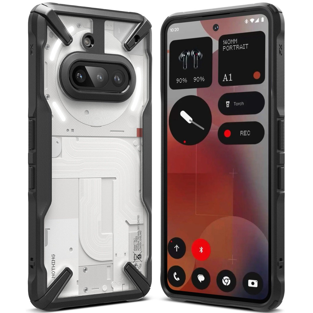 Θήκη Nothing Phone 3a Ringke Fusion X Σκληρή - Black (8800293853541)