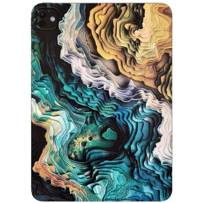 Αυτοκόλλητο Skin Προστασίας Πλάτης iPad Air 13" 2025 Gams Premium Vinyl Skin Back Plate - Topographic (GAMS-VNL-SKIN-TPG-001-081)