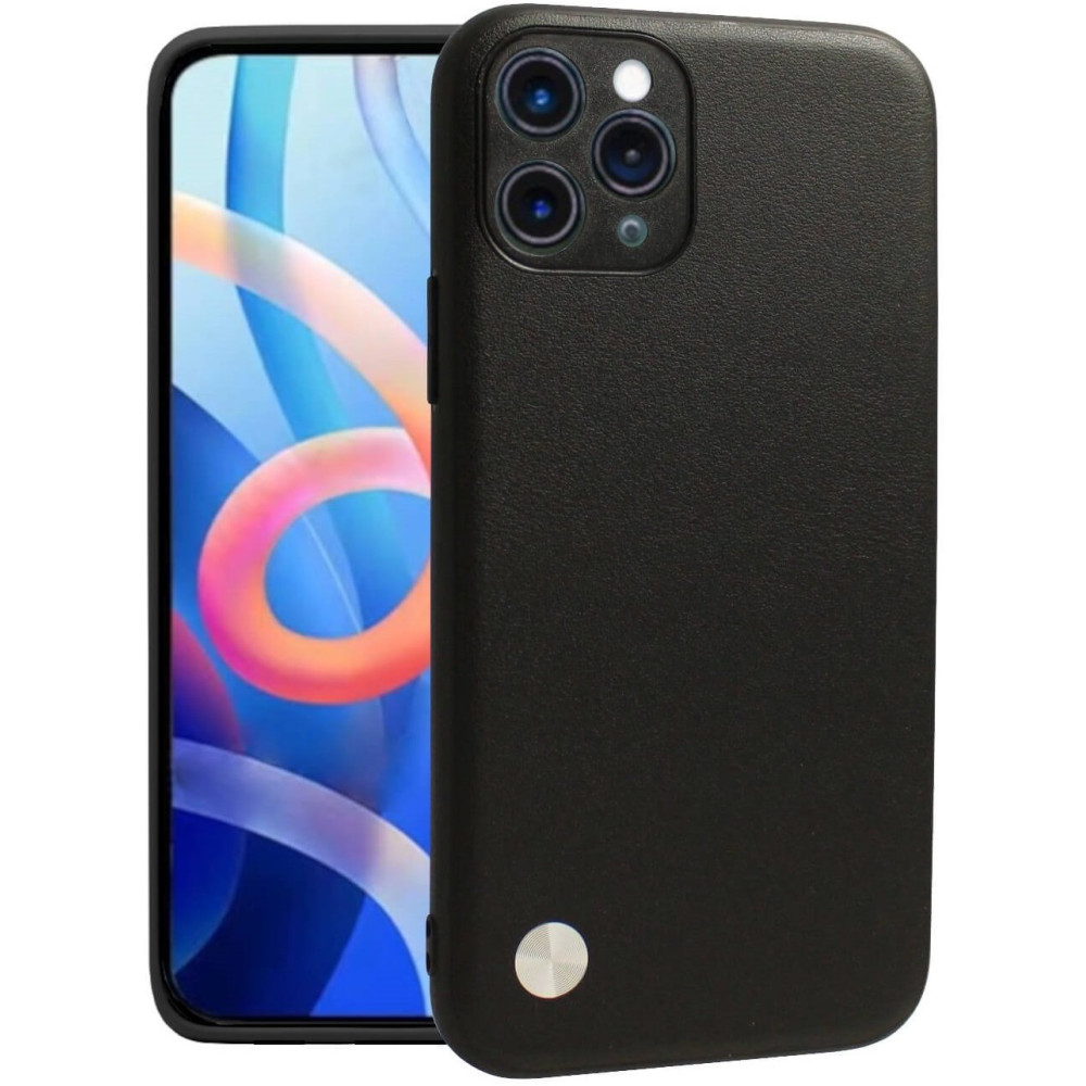 Θήκη iPhone 11 Pro Max Bodycell Vegan Cover Σκληρή - Black (5206015075452)