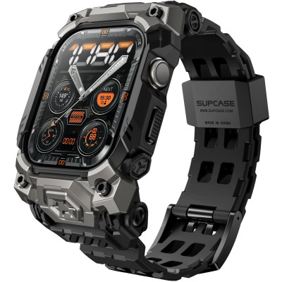 Θήκη Apple Watch 10 46mm Supcase Unicorn Beetle Ore Wristband Case Ανθεκτική Unibody - Black (843439157156)