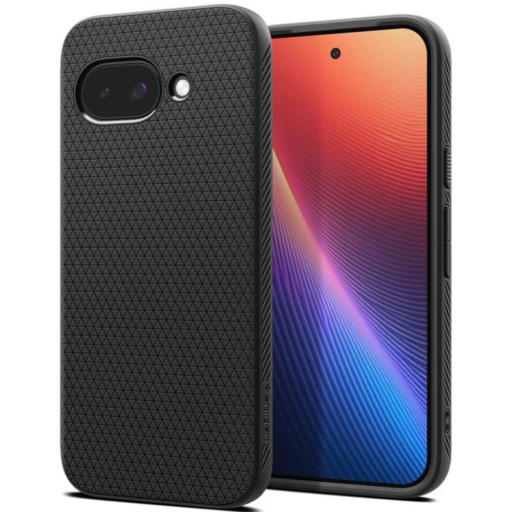 Θήκη Google Pixel 9a Spigen Liquid Air Σιλικόνης - Matte Black (ACS09039)