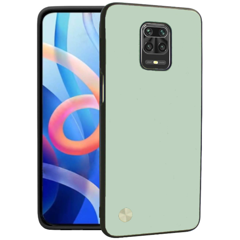 Θήκη Xiaomi Redmi Note 9S / 9 Pro / 9 Pro Max Bodycell Vegan Cover Σκληρή - Light Green (5206015078231)