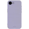 Θήκη iPhone 16e Spacecase Silicone Case Σιλικόνης - Light Purple (5905719117900)
