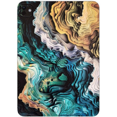 Αυτοκόλλητο Skin Προστασίας Πλάτης iPad Air 11" 2025 Gams Premium Vinyl Skin Back Plate - Topographic (GAMS-VNL-SKIN-TPG-001-089)