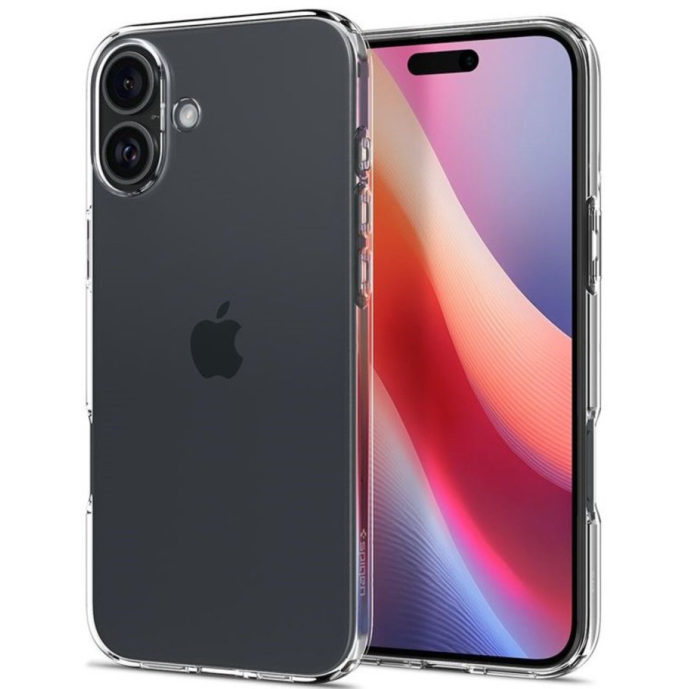 Θήκη iPhone 16 Plus Spigen Liquid Crystal Σιλικόνης - Crystal Clear (ACS08064)