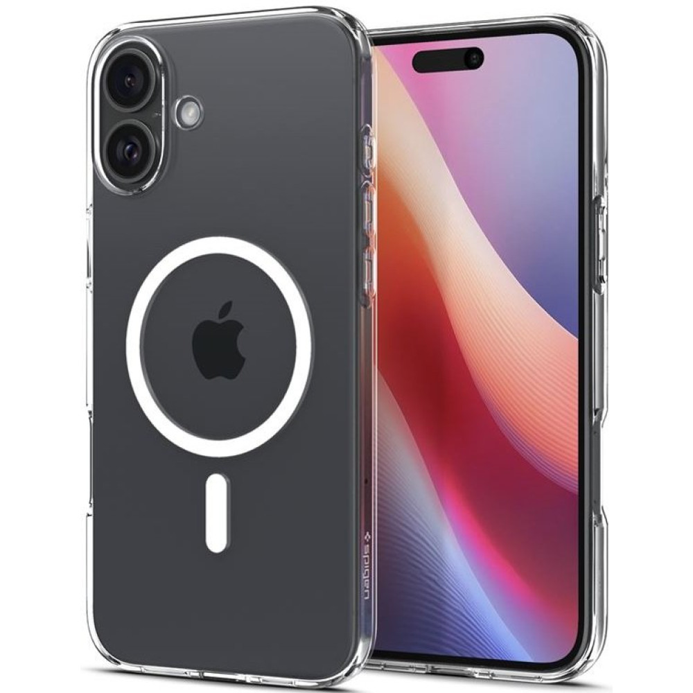 Θήκη iPhone 16 Plus Spigen Liquid Crystal MagFit Σιλικόνης με MagSafe - Crystal Clear (ACS08388)