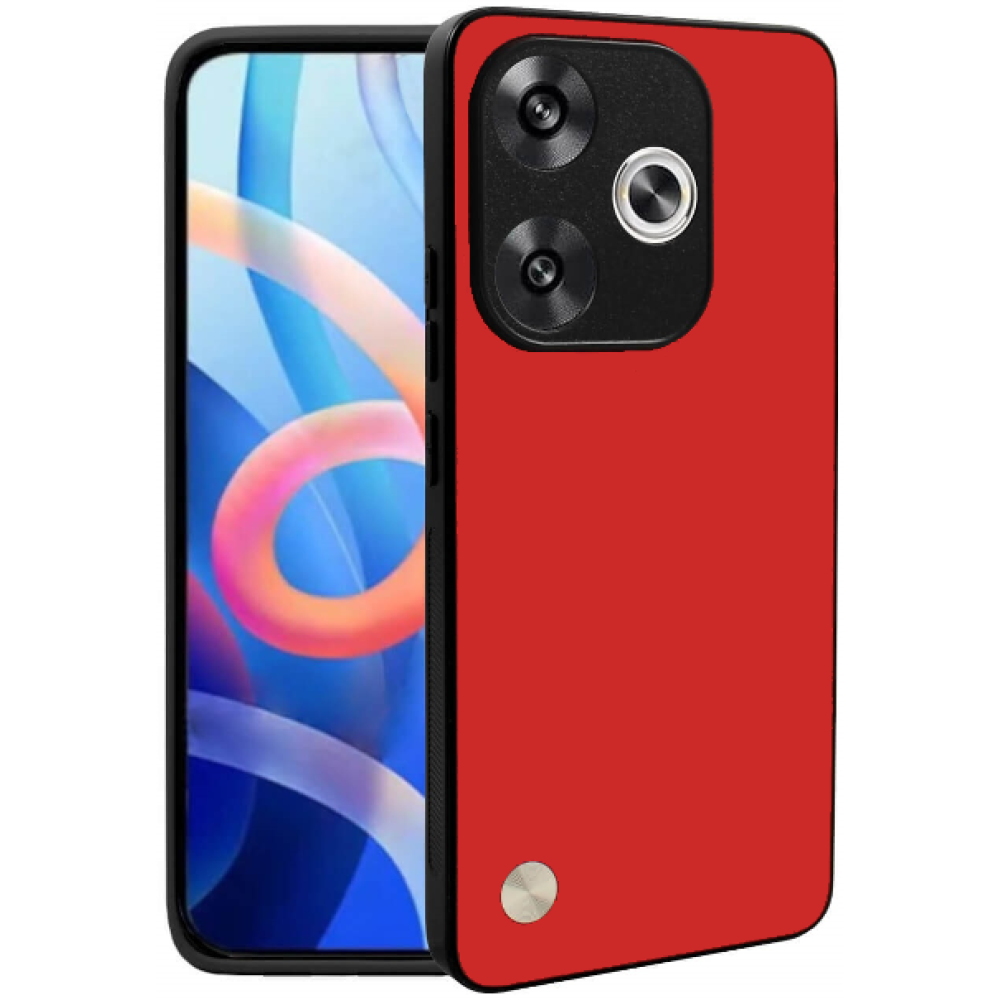 Θήκη Xiaomi Poco F6 Bodycell Vegan Cover Σκληρή - Red (5206015078286)