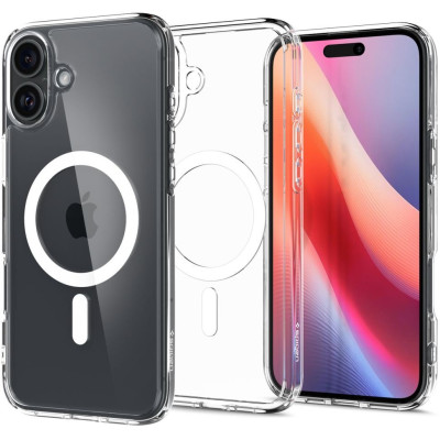 Θήκη iPhone 16 Plus Spigen Ultra Hybrid MagFit Σκληρή με MagSafe - White (ACS08075)