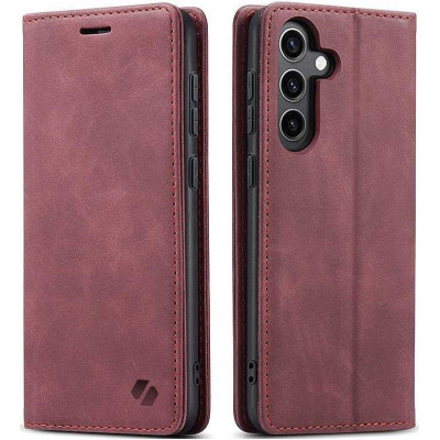 Θήκη Samsung Galaxy S25 Spacecase Wallet Πορτοφόλι - Red (5905719114633)