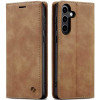 Θήκη Samsung Galaxy S25 Spacecase Wallet Πορτοφόλι - Light Brown (5905719114626)