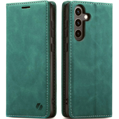 Θήκη Samsung Galaxy S25 Plus Spacecase Wallet Πορτοφόλι - Green (5905719114657)