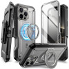 Θήκη iPhone 16 Pro Supcase Unicorn Beetle Pro Mag Ανθεκτική Full Body 360° με MagSafe - Titan Gray (843439150461)