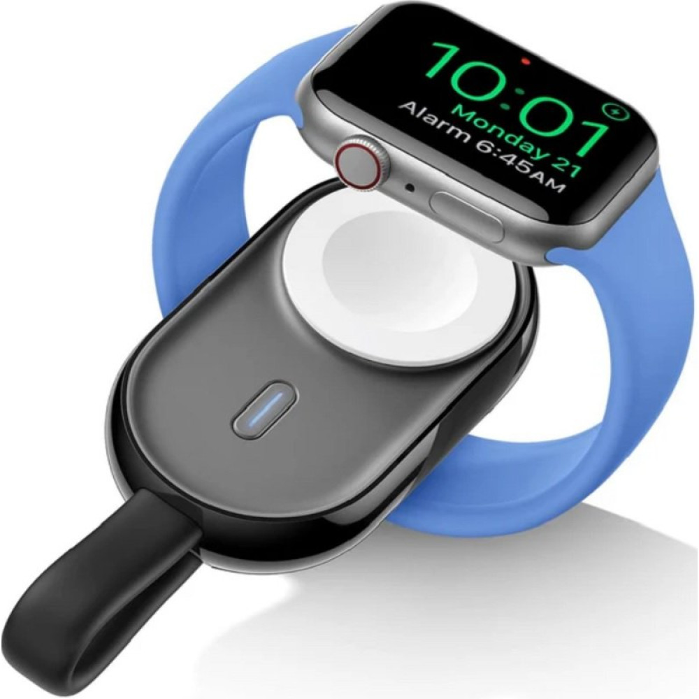 Ασύρματος Φορτιστής Veger W0102 Portable Charger for Apple Watch Φορητός για Apple Watch 1200mAh 2.5W - Black (6977525750489)