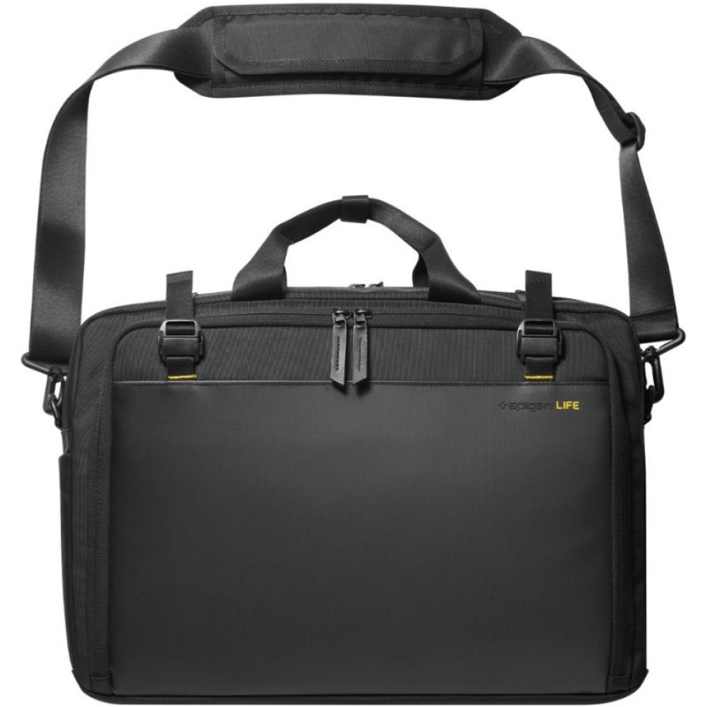 Τσάντα Laptop Spigen Klasden KD300 Laptop Business Shoulder Bag Μεταφοράς Laptop έως 16'' με Ιμάντα Ώμου - Black (AFA09540)