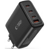 Φορτιστής Tech-Protect NC100W GaN Γρήγορος Ταξιδιού / Αντάπτορας με 1 x USB-A / 3 x Type-C 100W - Black (9490713935101)