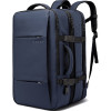 Σακίδιο Πλάτης / Backpack Bange 1908D Ανθεκτικό Επεκτάσιμο για Laptop έως 17.3" 30L έως 49L - Blue