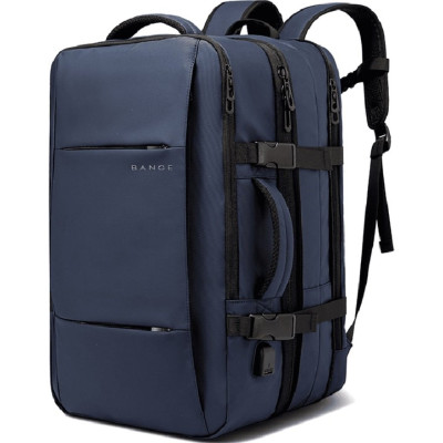Σακίδιο Πλάτης / Backpack Bange 1908D Ανθεκτικό Επεκτάσιμο για Laptop έως 17.3" 30L έως 49L - Blue